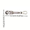 Ratchet Wrench Key Ring | Portable Key Ring With Engraving