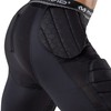 McDavid MD7414-00001-AXL Rival Integrated 5-Pad Girdle Black AXL