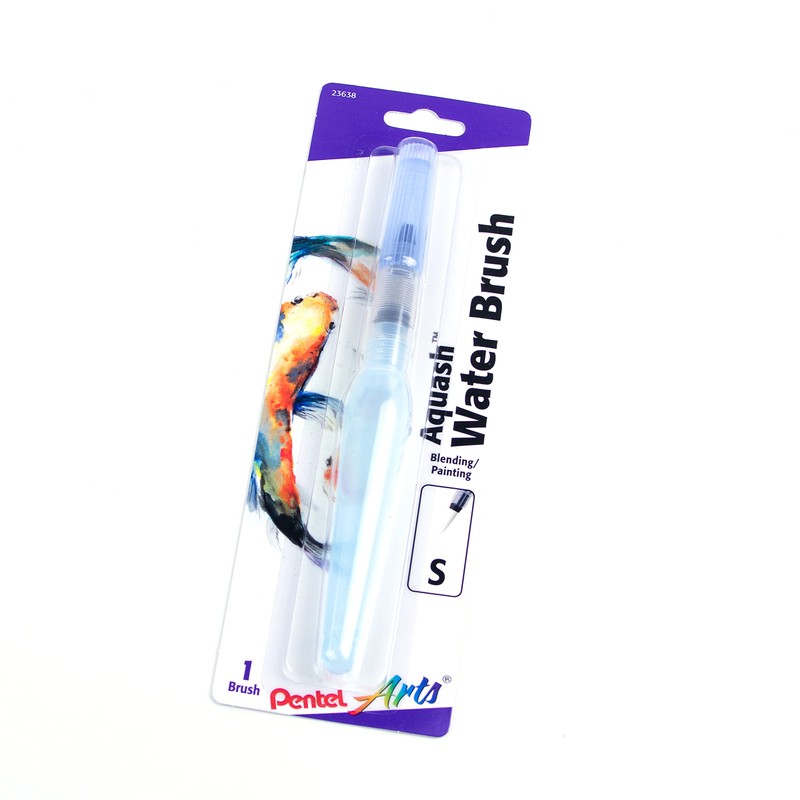 Pentel Arts Aquash Water Brush, Small Brush, Fine Point Tip,