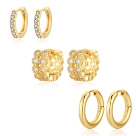 Earrings 925 Silver Hoop Earrings Women's Chunky Earrings Hypoallergenic Hoops Earrings Hoop Earrings, Silver