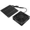 Solar Fan Effective Cooling Safety Protection Easily Install 3W 43.4CFM