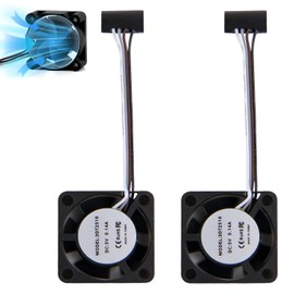 COMTREE 2PCS Extruder Hotend Cooling Fan for Bambu lab P1P/P1S 3D Printer, 2510 Rapid Cooling Fan for Bambu Lab P1 Series