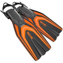 SEAC Style, Scuba Diving Fins for Professional and Recreational Use