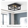Emliviar 12 Inch Ceiling Light Fixture, 2-Light Flush Mount Ceiling