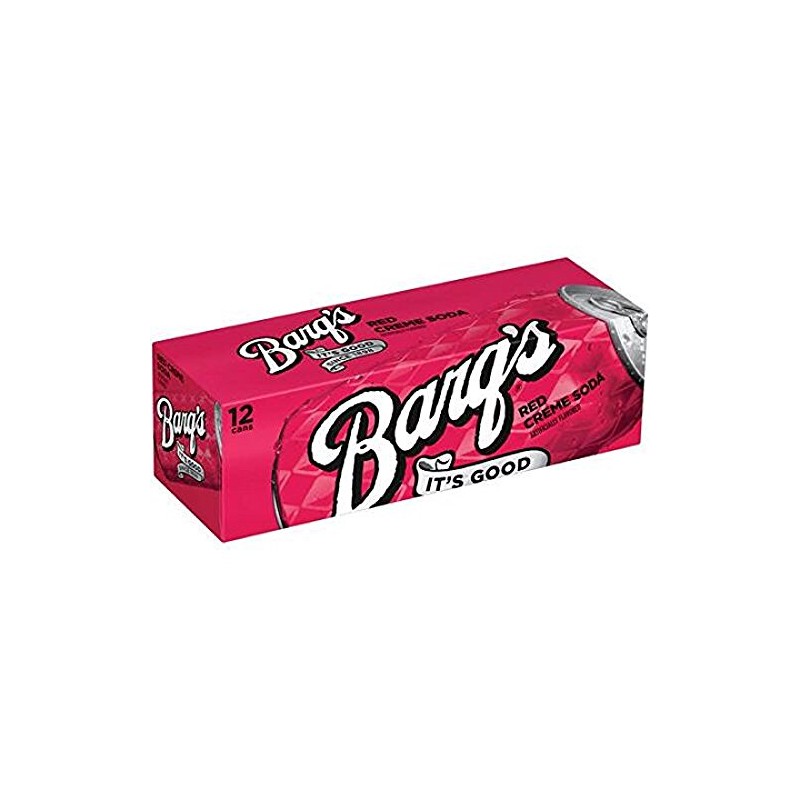 Barq's Red Creme Soda, 12 oz (24 Cans)