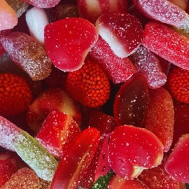 Valentine Red Gummy & Fizzy Mix 800g Share Pouch Perfect For Valentines Day By Sweetish