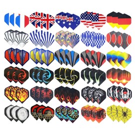KRYMSON 90 Piece Dart Flights, Durable Dart Accessories, Dart Flight Protection, Interchangeable Dart Flights, Funny Dart Flights Set, Dart Flight Set