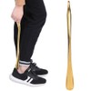 Shoe Horn Aluminum Alloy Long Durable Wavy Handle Shoes Convenient