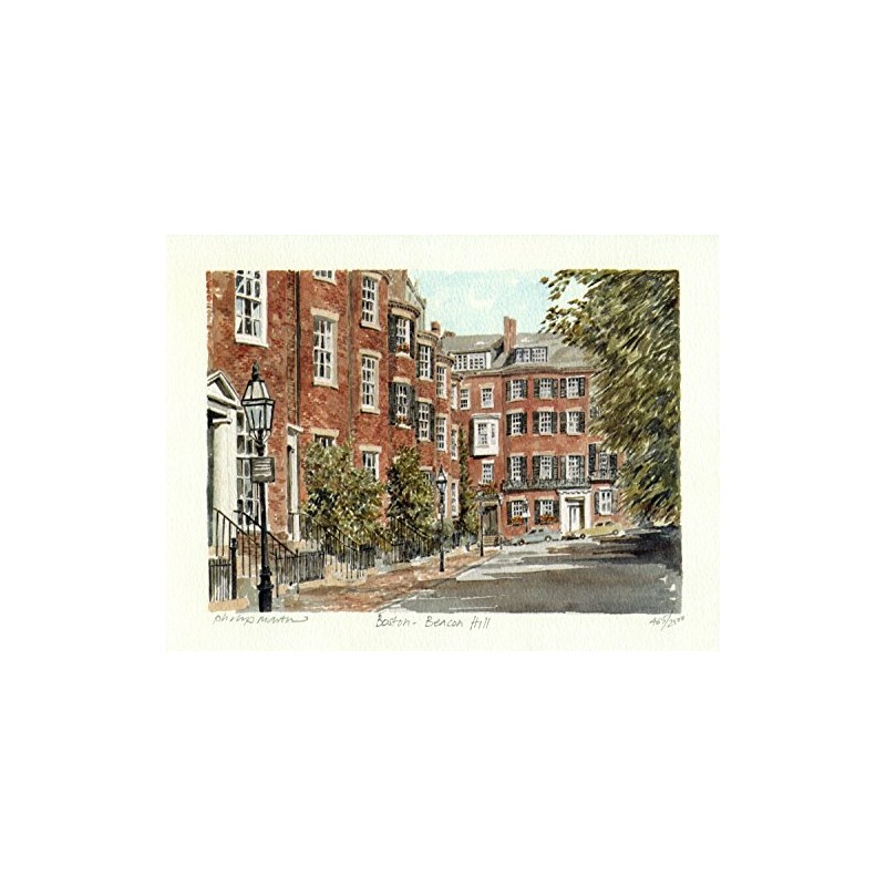 GDF Galleries Beacon Hill in Boston Limited Edition Print by