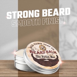 Old Town Soap Co. The Perfect Man Beard Balm - ﻿﻿Softens and Nourishes with natural and Argan Oil, Beard Softener for Men | Using all-natural ingredients Made In USA
