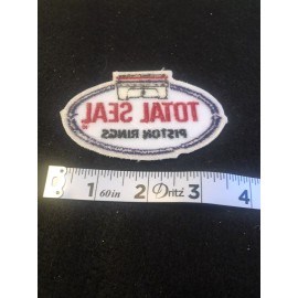 TOTAL SEAL PISTON RINGS Racing Auto Embroidered Patch Sew Iron On NEW DEADSTOCK