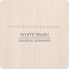 General Finishes Water Based Wood Stain, 1 Gallon, Whitewash