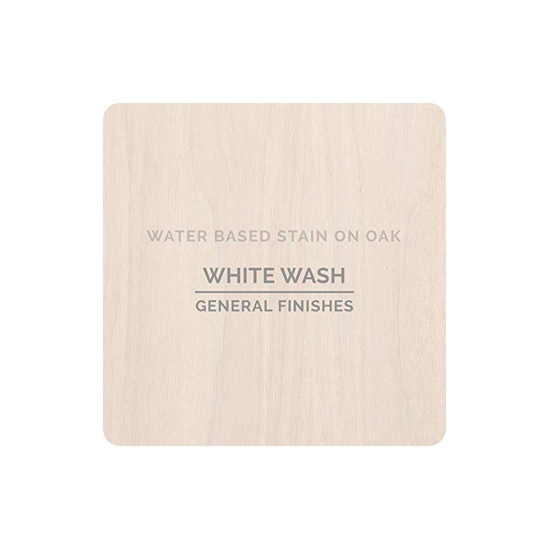 General Finishes Water Based Wood Stain, 1 Gallon, Whitewash