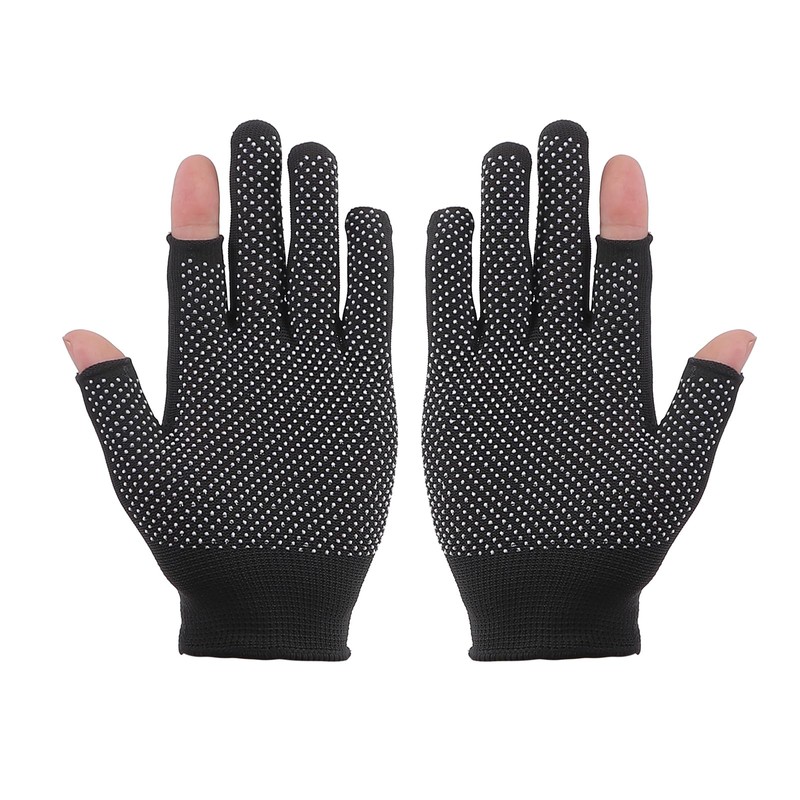 Pure Seek Two-Finger Work Gloves, Set of 12, Anti-Slip, Work