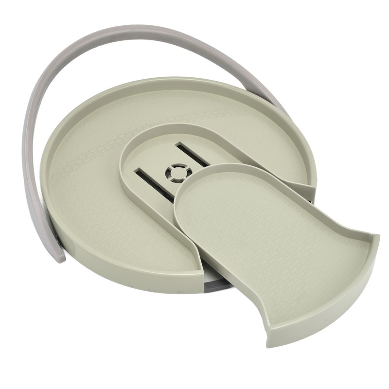 Kitchen Storage Turntable Non Skid Kitchen Spice Beverage Pull Out