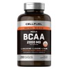 高純度 BCAA 2000 (1ボトルにBCAA100000㎎) 200粒入 カプセル 無味無臭 甘味料香料不使用 CoA分析証明書あり CELLFUEL