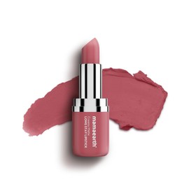 Creamy Matte Long Stay Lipstick with Murumuru Butter and Vitamin E for 8-Hour Long Stay (Flakeproof & Non-Drying | Intense Color Payoff) - 4.2g (Rosewood Pink)