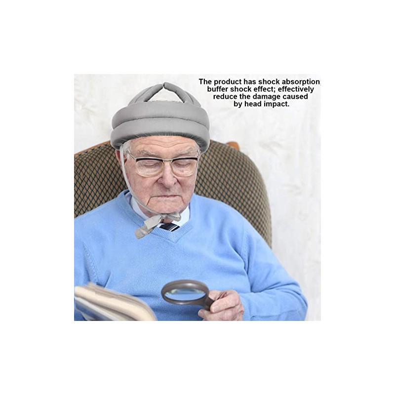 Older Protective Hat, Anti-Fall Protective Cap for Elderly, Adjustable Protective