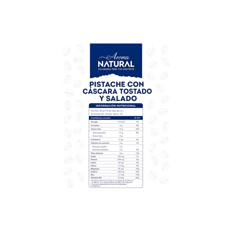 Aroma Natural | Pistache con Cáscara Tostado y Salado 1