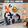 KETEBAIYI Chainsaw Hanger, Heavy Duty Chain Saw Stand 3-in-1 Wall