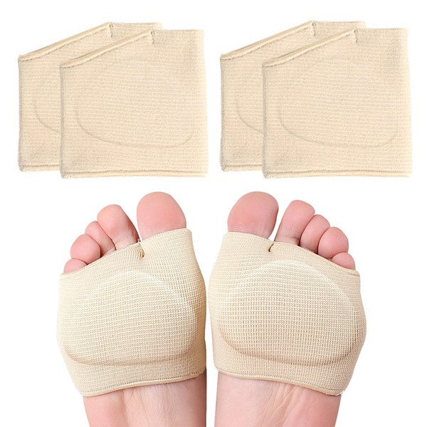 2 Pairs Metatarsal Pads with Gel Pad - Metatarsal Pads