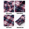 CRYSULLY Winter Hoodies for Men Lightweight Fleece Lined Plaid Shirts
