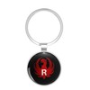 BKR Graphics Ruger Gun Metal Double Sided Key Chain Keychain