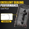 MILIPARTS Aluminum Valve Cover with Gasket, Bolts and Cap Fit