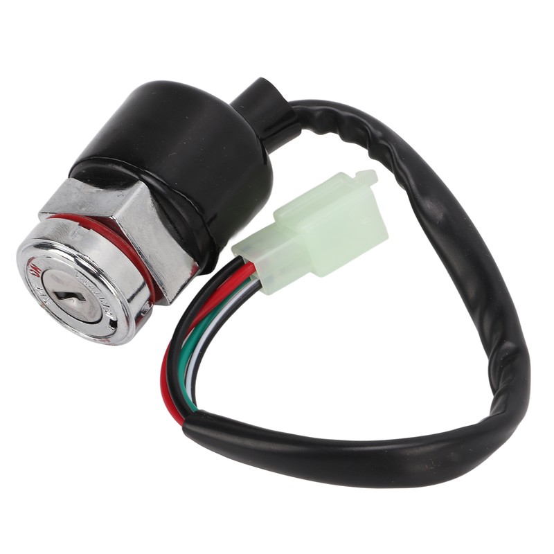 Ignition Switch Gas Cover Kit Helmet Lock 2‑Key Replacement for