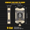 XIFEI Cigar Cutter V-Cut,3 in 1 V Cutter with Cigar