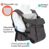 Nuby Deluxe Grey Baby Carrier Newborn to Toddler Ergonomic Comfort