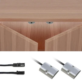 Motion Sensor Light Switch, IR Sensor Switch Door Activated Light Switch for Closet Light LED Strip Light and Under Cabinet Light with 12V JST Male and Female Connector (DC 12/24V 3A)