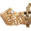 Dogs My Love Plastic Dog Basket Muzzle Beige 7 Sizes