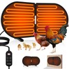Tepoal Large Chicken Coop Heater for Winter, 220 Watts Foldable