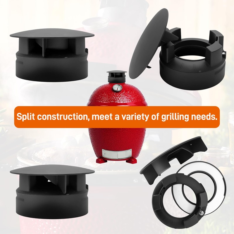 Top Vent Chimney Cap Replacement Parts for Kamado Joe Classic