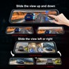 3 Channel Mirror Dash Camera for Cars, 10" Triple Rear