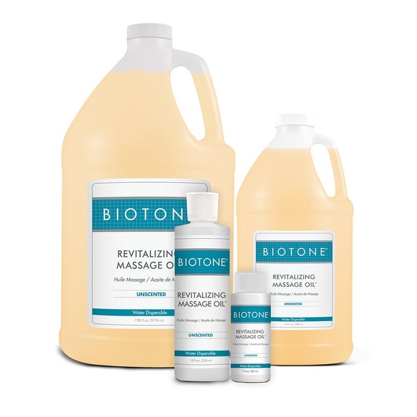 Biotone Revitalizing Massage Oil - 8 oz - Pack of 2