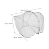 SHOWERORO Bassinet Cover with Zipper Lightweight Crib Tent for Sleeping