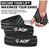 AQF Figure 8 Lifting Straps, Anti Slip Gym Wrist Supports