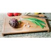 Lipper International Bamboo Wood Over-The-Sink/Stove Kitchen Cutting and Serving Board,