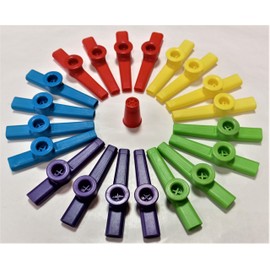 Kazoo in Backpack, 24 Pieces with Mermaid Whistle, Excellent Sound Quality and Durable