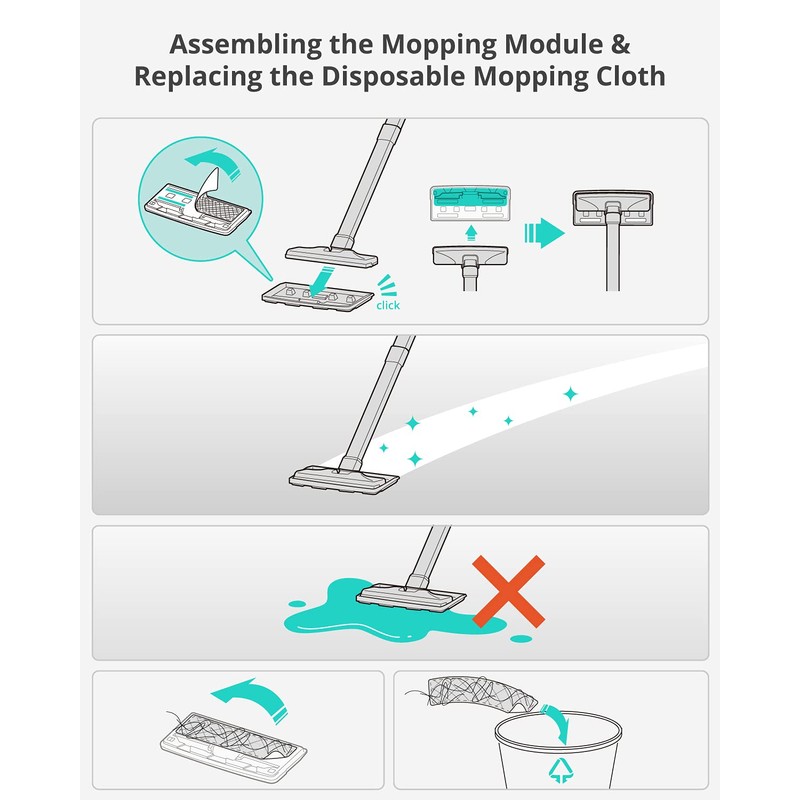 eufy H30 Disposable Replacement Mop Kit