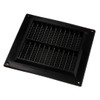 EUROPLAST 150 x 150 mm Plastic Vent Cover, Black, Soffit