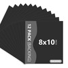 Somime 12 Pack Backing Boards Only - 8x10 Uncut Black