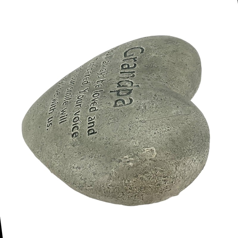 The Gerson Companies Heart Shaped Memorial Stone (Grandad)