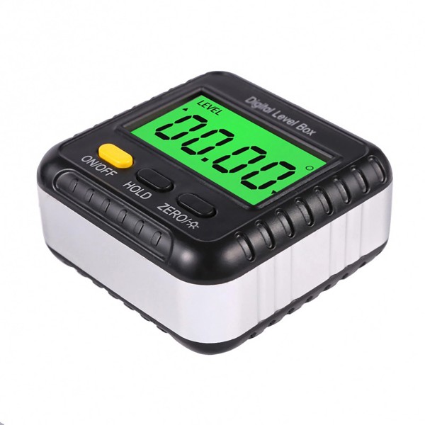 Portable 4*90° Magnetic LCD Digital Level Box Angle Bevel Finder