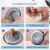 DIDUDIDU Wall Plate Hangers for Display - Invisible Adhesive Picture