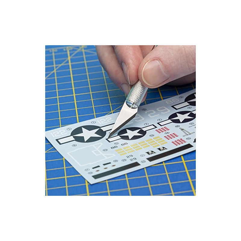 Modelcraft Set of 100x Fine Point Blades, Silver, 11, PKN1711/100