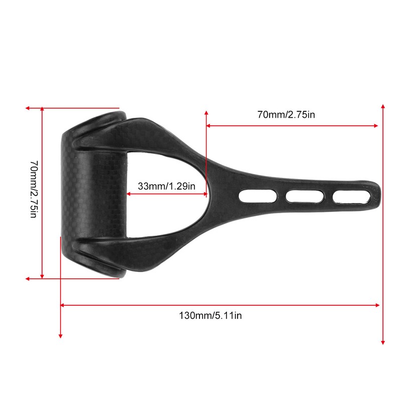 Carbon fiber Mountain Road Bicycle Speedometer Lamp Bike Computer Bracket