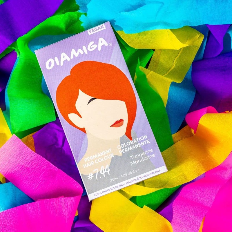Oiamiga Tangerine Permanent Hair Colour with Natural Ingredients 120 ml